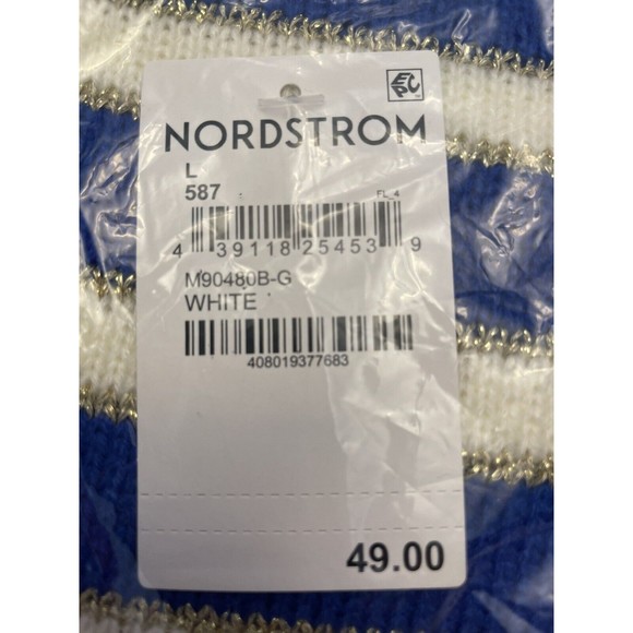 WHOOPI C For Chanukah Blue White And Yellow Dog Sweater & Beanie Set Large - Picture 10 of 10